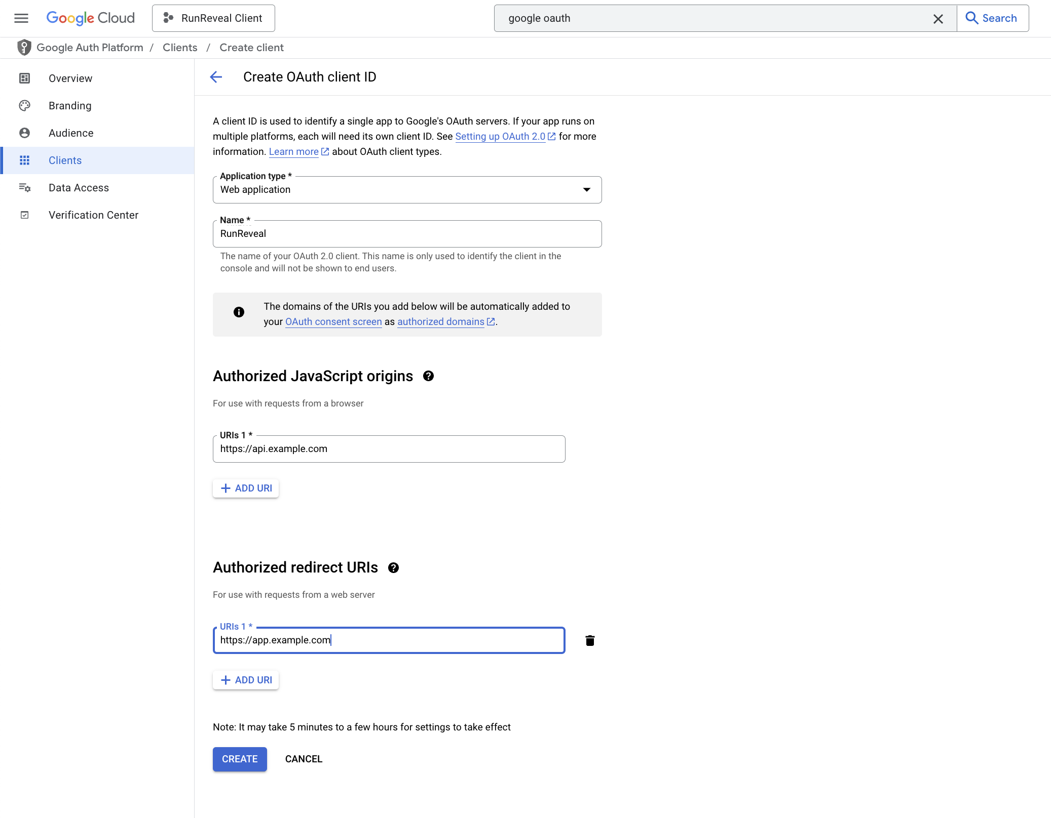 Google Cloud Console