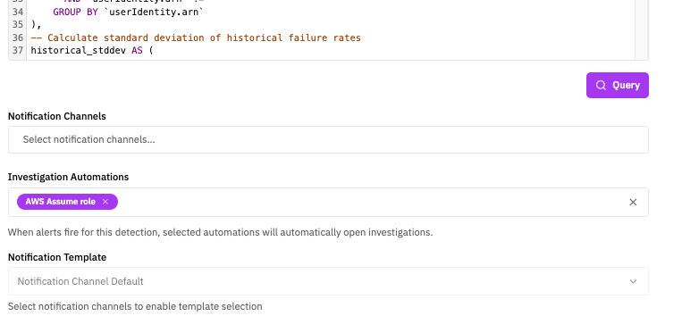 Detection Configuration