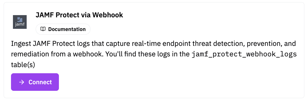 Jamf Protect webhook overview