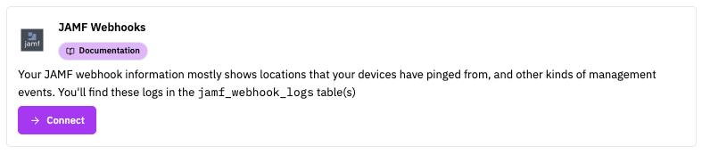 JAMF Webhooks Source