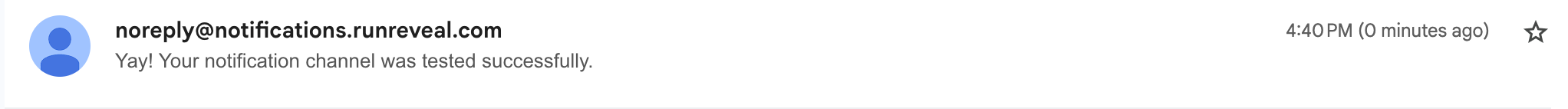 Test Notification