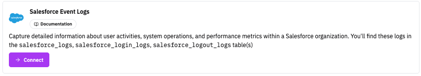 Salesforce Event Logs — Create External Client App