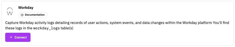 Workday Source Setup